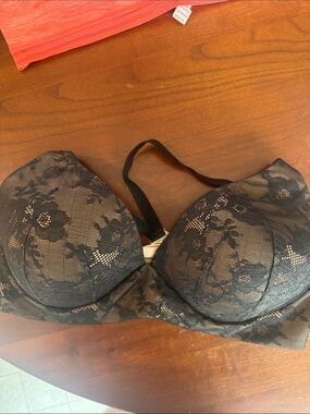 Victoria's Secret Black Lace Push-Up Bra